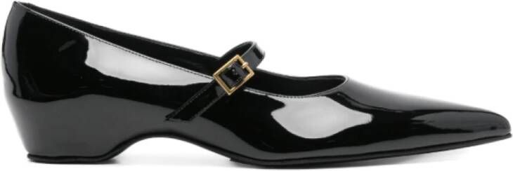 Khaite Zwarte puntige neus balletflats Black Dames