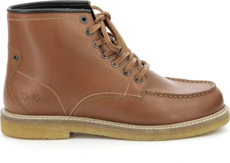 Kickers Horuzy Lace-up Boots Bruin Heren