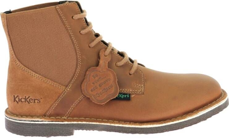 Kickers Comfort Boots Kick Liti Brown Dames