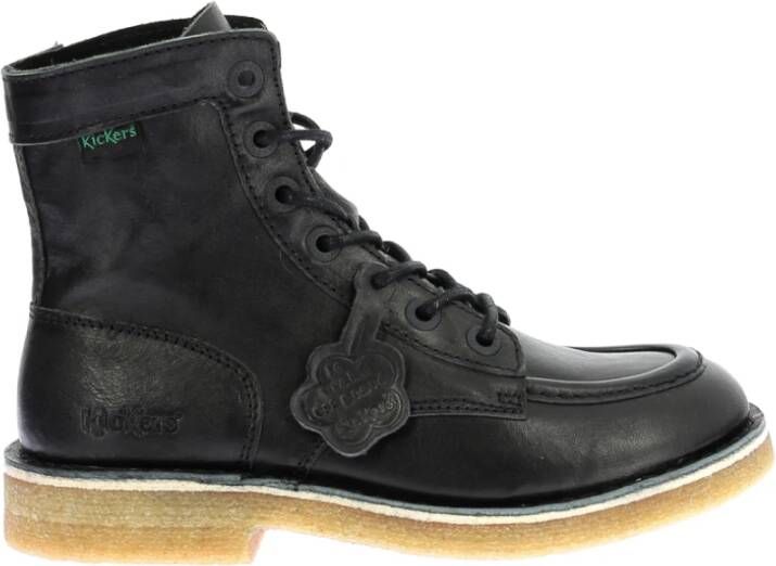 Kickers Denim Veterschoenen Kick Orijeans Black Dames