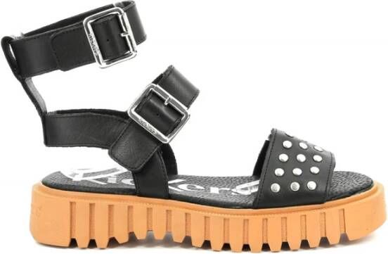 Kickers Kick Fan Sandals Black Dames