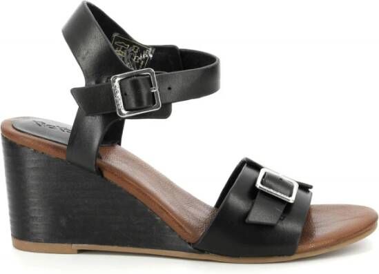 Kickers Kick Vodou Wedges Black Dames