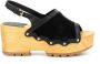 Kickers Kick Wedges Wood Black Dames - Thumbnail 1