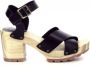 Kickers Kick Wise High Heel Sandals Black Dames - Thumbnail 1