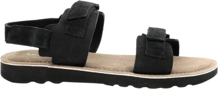 Kickers Kickeos Flat Sandals Zwart Heren