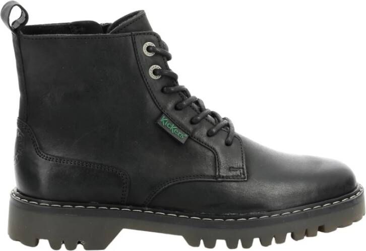 Kickers Lace-up Boots Zwart Dames