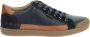 Kickers Lage Top Leren Sneakers Blue Heren - Thumbnail 1