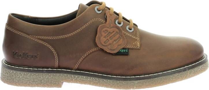 Kickers Stijlvolle Kick Larry Derby Schoenen Brown Heren