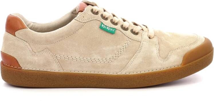 Kickers Trigolo 2 Lage Sneakers Beige Heren