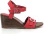 Kickers Wedges Kick Vodou Red Dames - Thumbnail 1