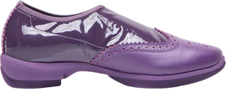 Kiko Kostadinov Leren Slip-On Brogues Purple Dames