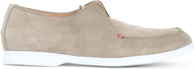 Kiton Beige Veterschoenen Beige Heren