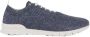 Kiton Blauwe Denim Hardloopschoenen Blue Heren - Thumbnail 1