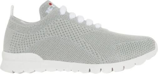 Kiton Blauwe Gebreide Sneakers met Uniek Ontwerp Gray Dames