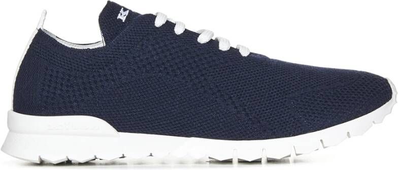 Kiton Blauwe Sneakers voor Mannen Aw24 Blue Heren