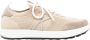 Kiton Bruine Leren Sneakers met Stoffen Voering Brown Heren - Thumbnail 1