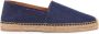 Kiton Denim Espadrilles met Zijstiksels Blue Heren - Thumbnail 1