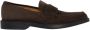 Kiton Elegante suède loafer Brown Heren - Thumbnail 1