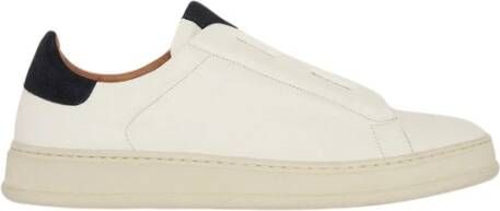 Kiton Instap Sneakers van Hertenleer Beige Heren