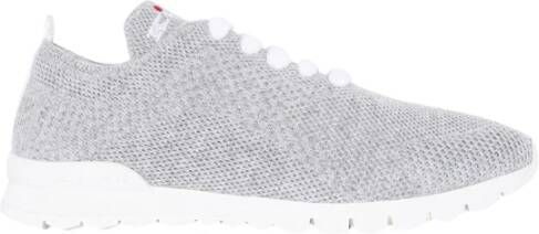 Kiton Kasjmier Gebreide Sneakers Gray Dames