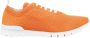 Kiton Oranje Katoen Elastaan Leren Sneakers Orange Heren - Thumbnail 1