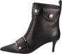 Kurt Geiger London Hackney Kitten Boot Enkellaarsjes Enkelboots met rits Dames Zwart - Thumbnail 2