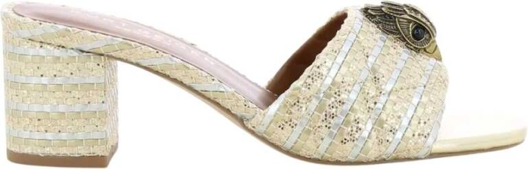 Kurt Geiger Beige Kensington Block MLE Damesschoenen Beige Dames