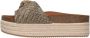 KURT GEIGER LONDON Slippers Dames Kensington Flatform Maat: 39 Materiaal: Textiel Kleur: Beige - Thumbnail 13