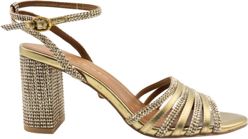 Kurt Geiger Block Sandal Yellow Dames