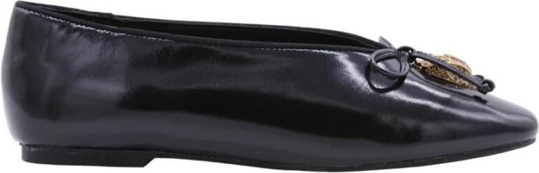 Kurt Geiger Elegante Ballerina's met Ponche Detail Black Dames