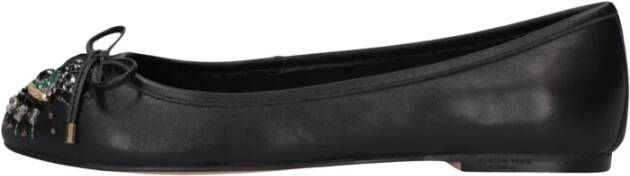 Kurt Geiger Eye Emb Ballerina Schoenen Black Dames