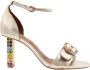 Kurt Geiger Gouden Hoge Hakken Mayfair Stijl Yellow Dames - Thumbnail 1