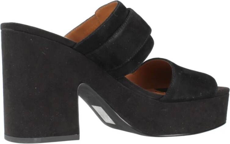 Kurt Geiger Heeled Mules Black Dames