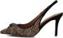 Kurt Geiger Hoge Sling Bruine Schoenen Belgravia Stijl Brown Dames - Thumbnail 2