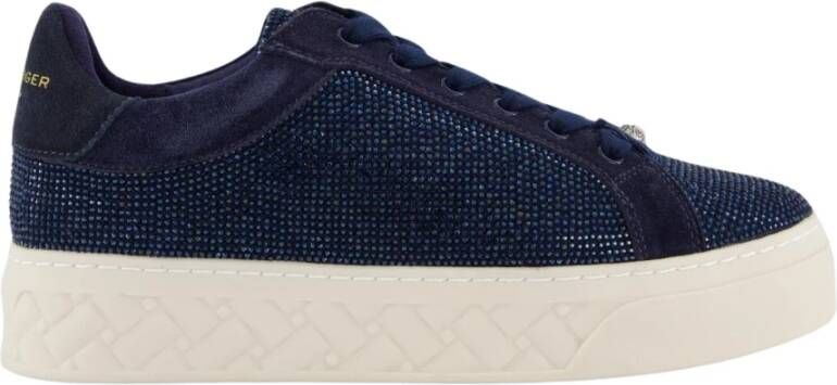 Kurt Geiger Kensington Cupsole Dames Sneakers Blue Dames