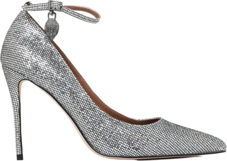 Kurt Geiger Kristal Stiletto Enkelband Hakken Gray Dames