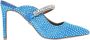 Kurt Geiger Kristalblauwe Instap Sandalen Blue Dames - Thumbnail 1