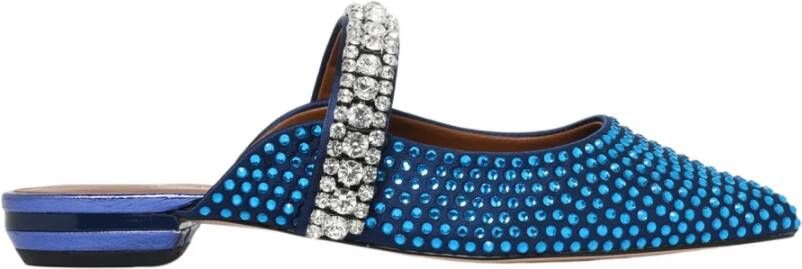 Kurt Geiger Kristalblauwe Puntige Kristal Sabot Blue Dames