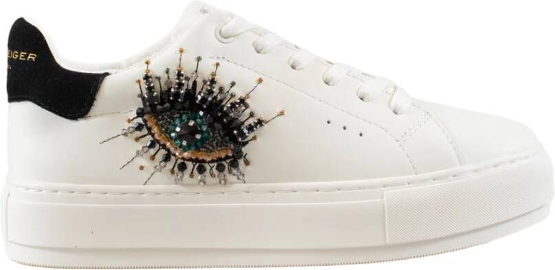 Kurt Geiger Laney Eye Sneakers Wit Dames