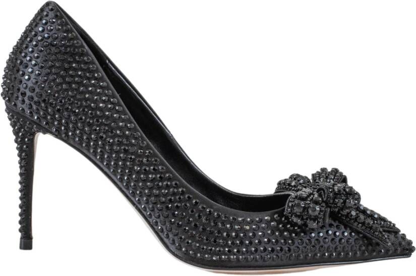 Kurt Geiger Moderne Onderscheiding met Belgravia Crystal Bow Black Dames