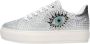 KURT GEIGER LONDON Lage Sneakers Dames Laney Eye Maat: 38 Materiaal: Leer Kleur: Zilver - Thumbnail 2