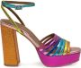 KURT GEIGER LONDON Sandalen Dames Pierra Platform Maat: 40 Materiaal: Leer Kleur: Multi - Thumbnail 3