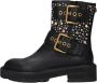 Kurt Geiger London Hackney Biker Boot Enkellaarsjes Enkelboots met rits Dames Zwart - Thumbnail 2