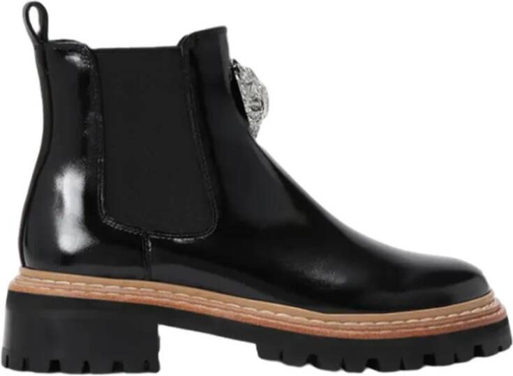 Kurt Geiger Stijlvolle Enkellaarzen Black Dames