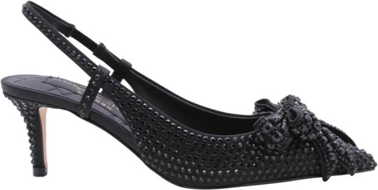 Kurt Geiger Stijlvolle Slingback Overproof Schoenen Black Dames