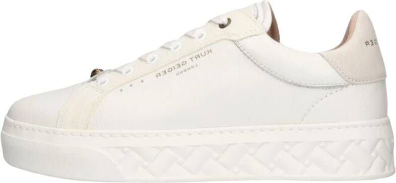 KURT GEIGER LONDON Lage Sneakers Dames Kensington Cupsole Maat: 41 Materiaal: Leer Kleur: Wit