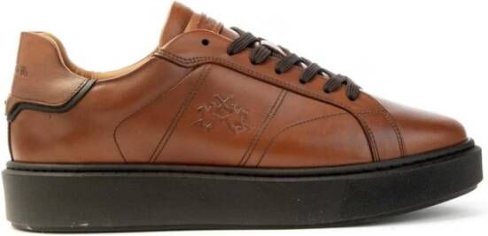 LA MARTINA Heren Tennis Veterschoenen Brown Heren