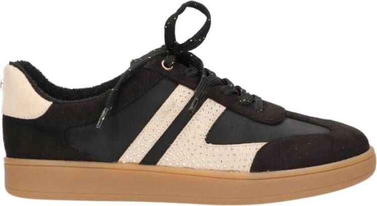 La strada Casual Sneakers Black Dames