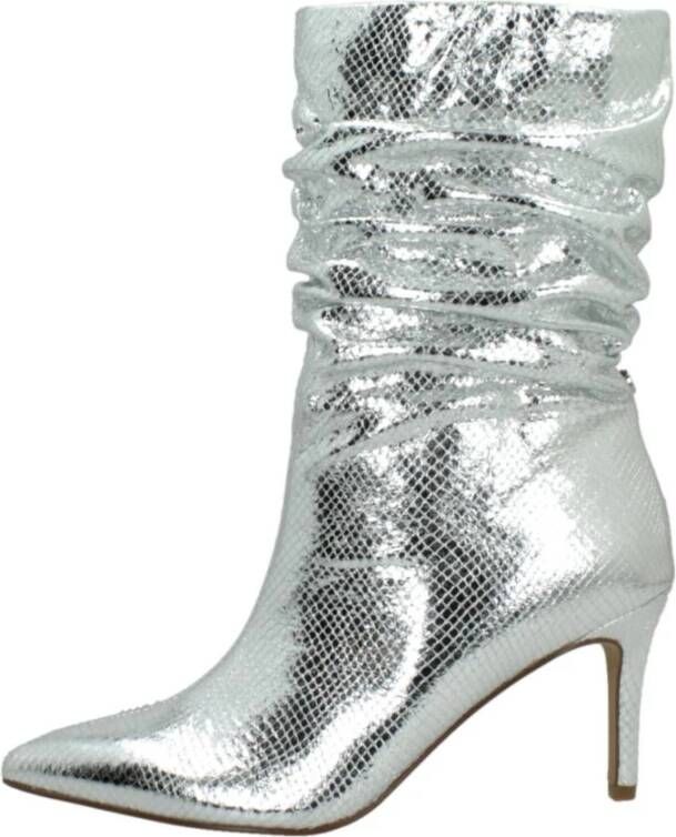 La strada Heeled Boots Gray Dames