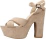 La strada High Heel Sandals Beige Dames - Thumbnail 1